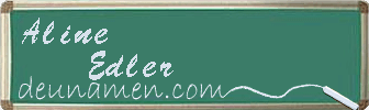 Aline Edler Visitenkarte